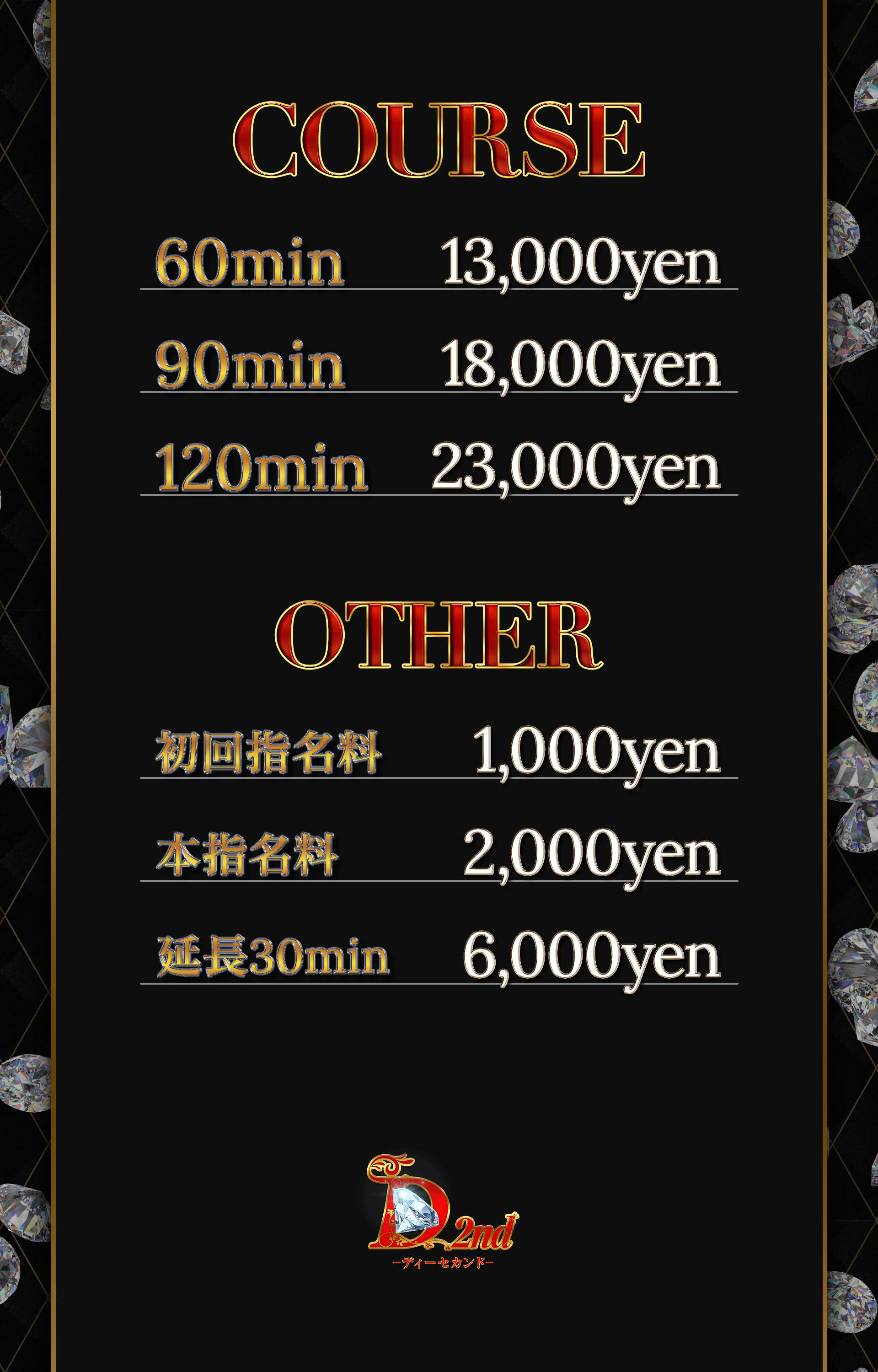 料金表